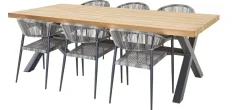 Central Park Tuinstoel Collioure Aluminiuim/Wicker 60X56,5X78Cm