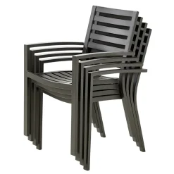 Central Park Tuinstoel Vina Aluminium Antraciet