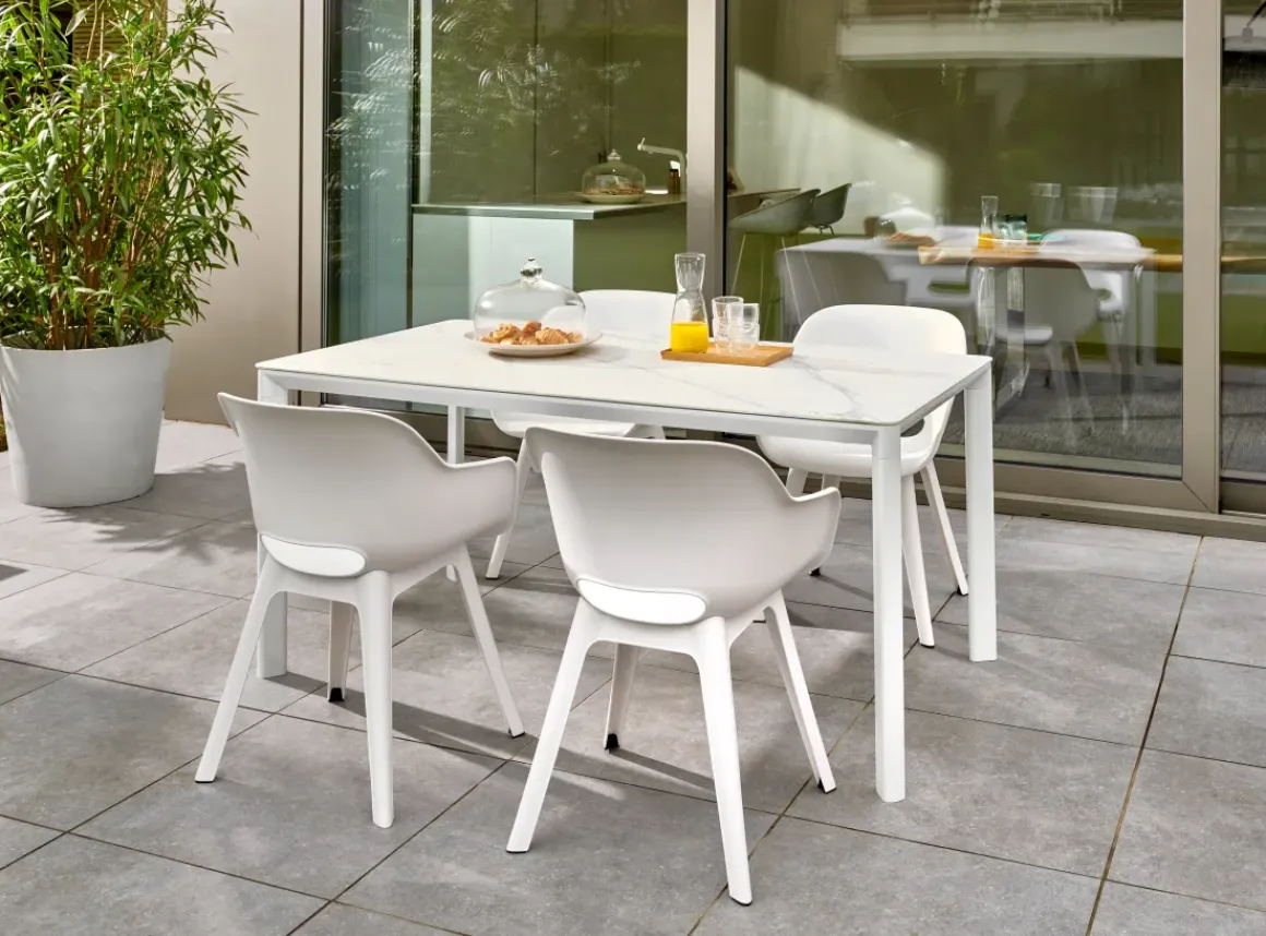 Central Park Tuintafel Ciotat Aluminium/Glas 160X90Cm
