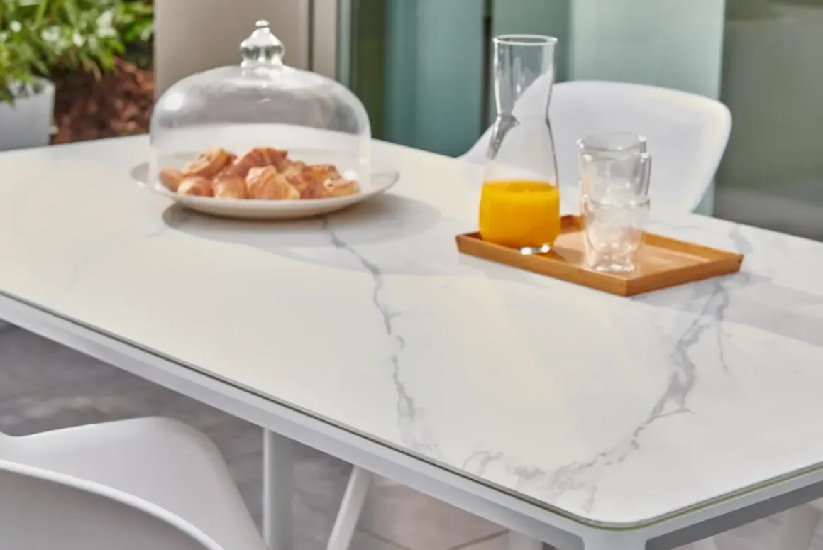 Central Park Tuintafel Ciotat Aluminium/Glas 160X90Cm