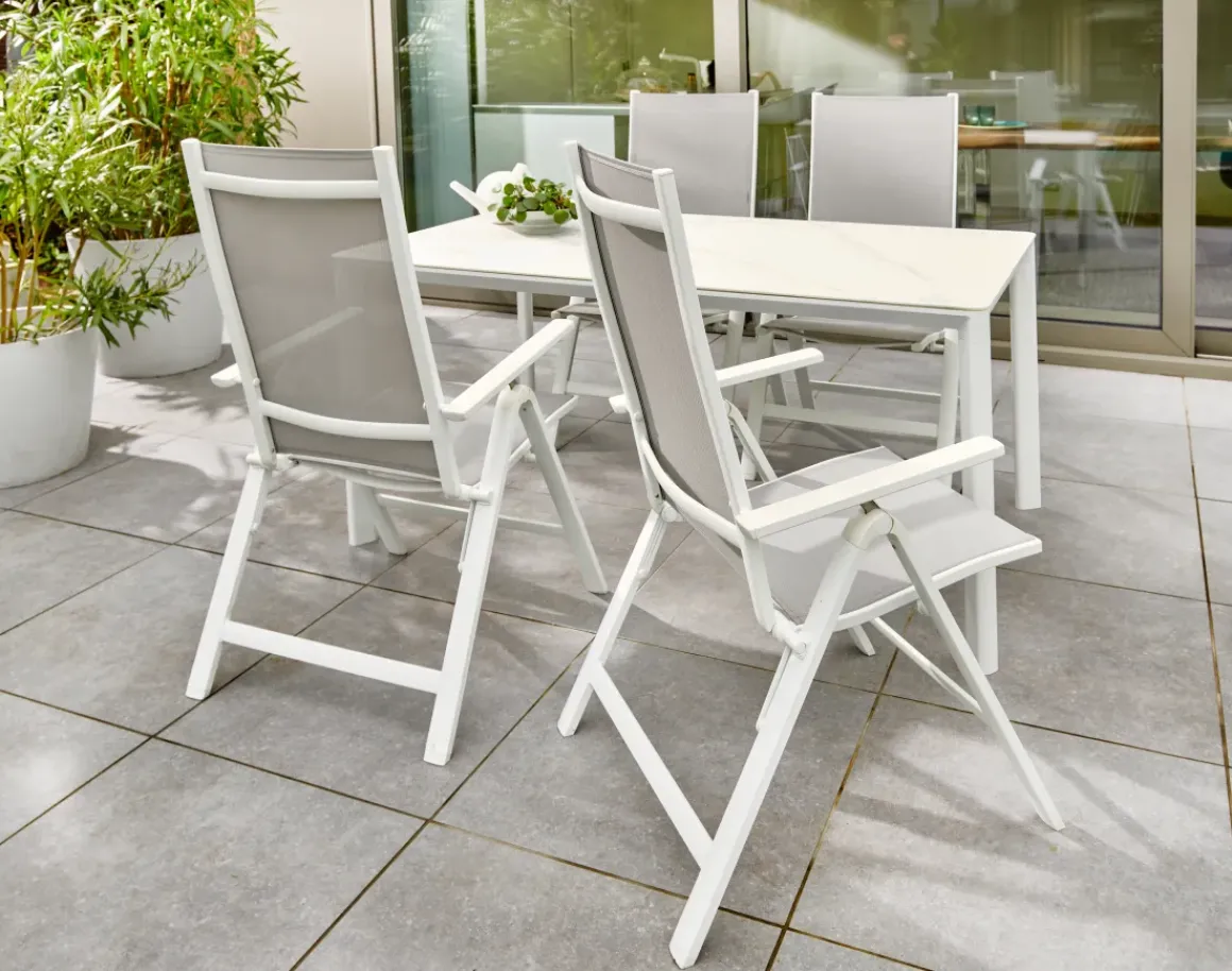 Central Park Tuintafel Ciotat Aluminium/Glas 160X90Cm