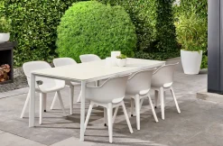 Central Park Tuintafel Ciotat Keramiek Glas/Aluminium Verstelbare Poten 205X100X75Cm