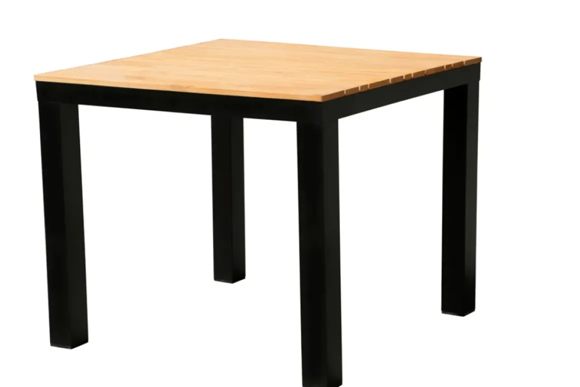 Central Park Tuintafel Limoux Aluminium Teakhout 89X89Cm
