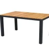 Central Park Tuintafel Teak/Aluminium 152X90Cm