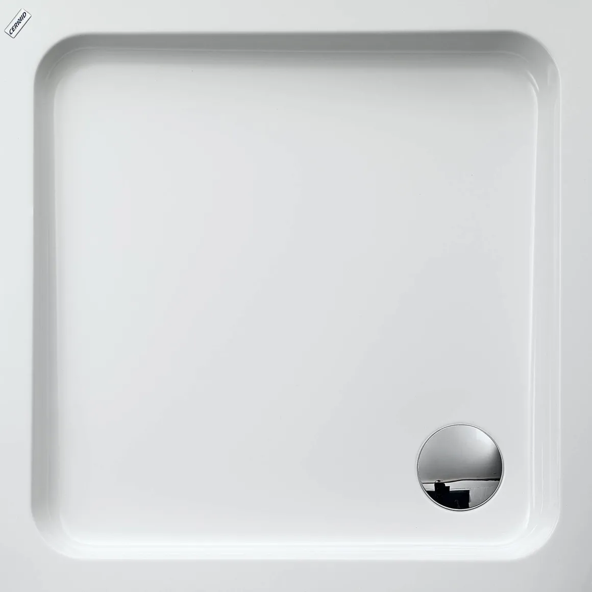 Ceravid Bathline Classic Receveur De Douche En Acrylique 80X80X6 Cm