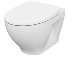 Cersanit Hangtoilet Moduo Wit | Soft-Close & Quick Release Toiletzitting | Randloos Toiletpot