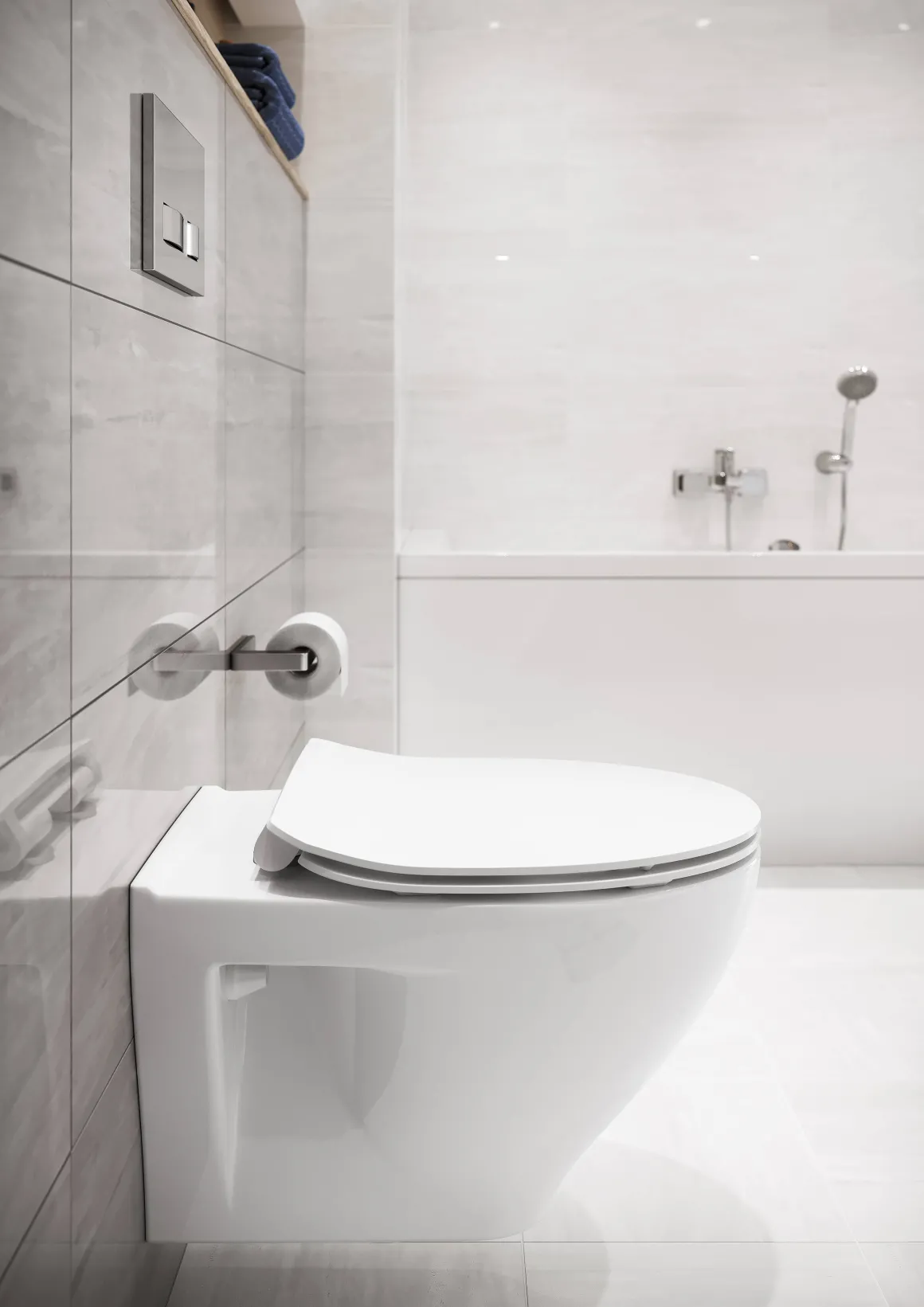 Cersanit Hangtoilet Moduo Wit | Soft-Close & Quick Release Toiletzitting | Randloos Toiletpot