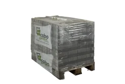 Coeck Getrommelde In-Line Klinker Grijs-Zwart 20X20X6Cm 312St