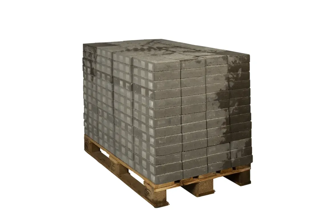 Coeck Getrommelde In-Line Klinker Grijs 20X30X6Cm 208St