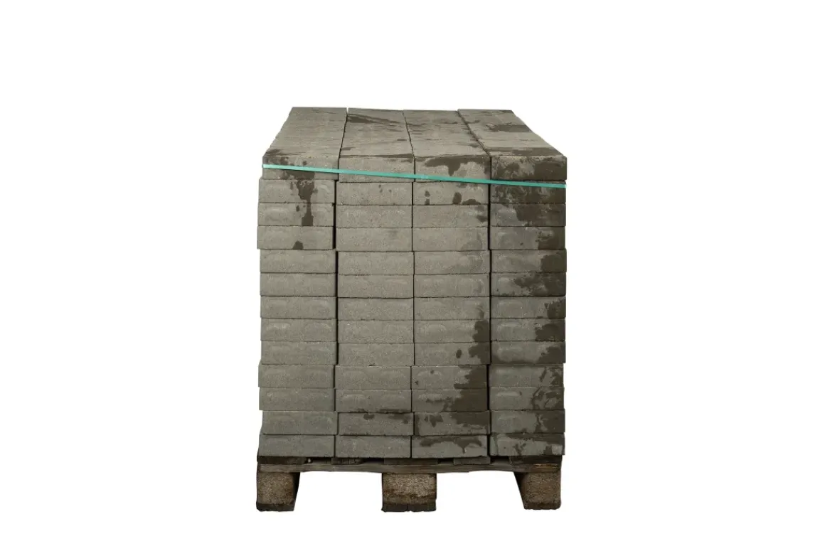 Coeck Getrommelde In-Line Klinker Grijs 20X20X6Cm 312St
