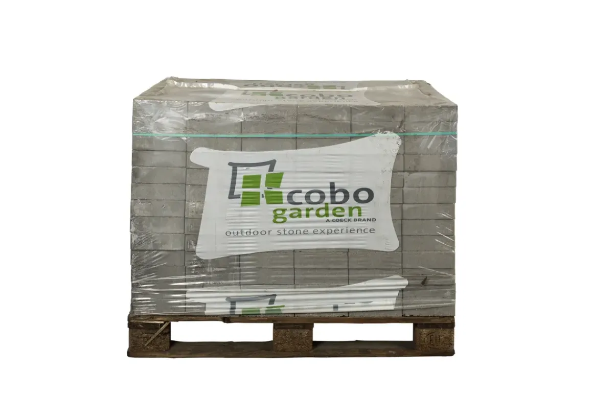 Coeck Getrommelde In-Line Klinker Grijs 20X20X6Cm 312St
