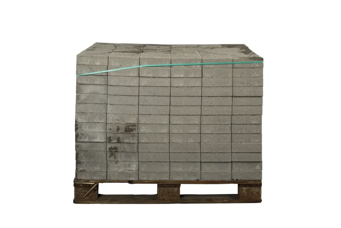 Coeck Getrommelde In-Line Klinker Grijs 20X20X6Cm 312St