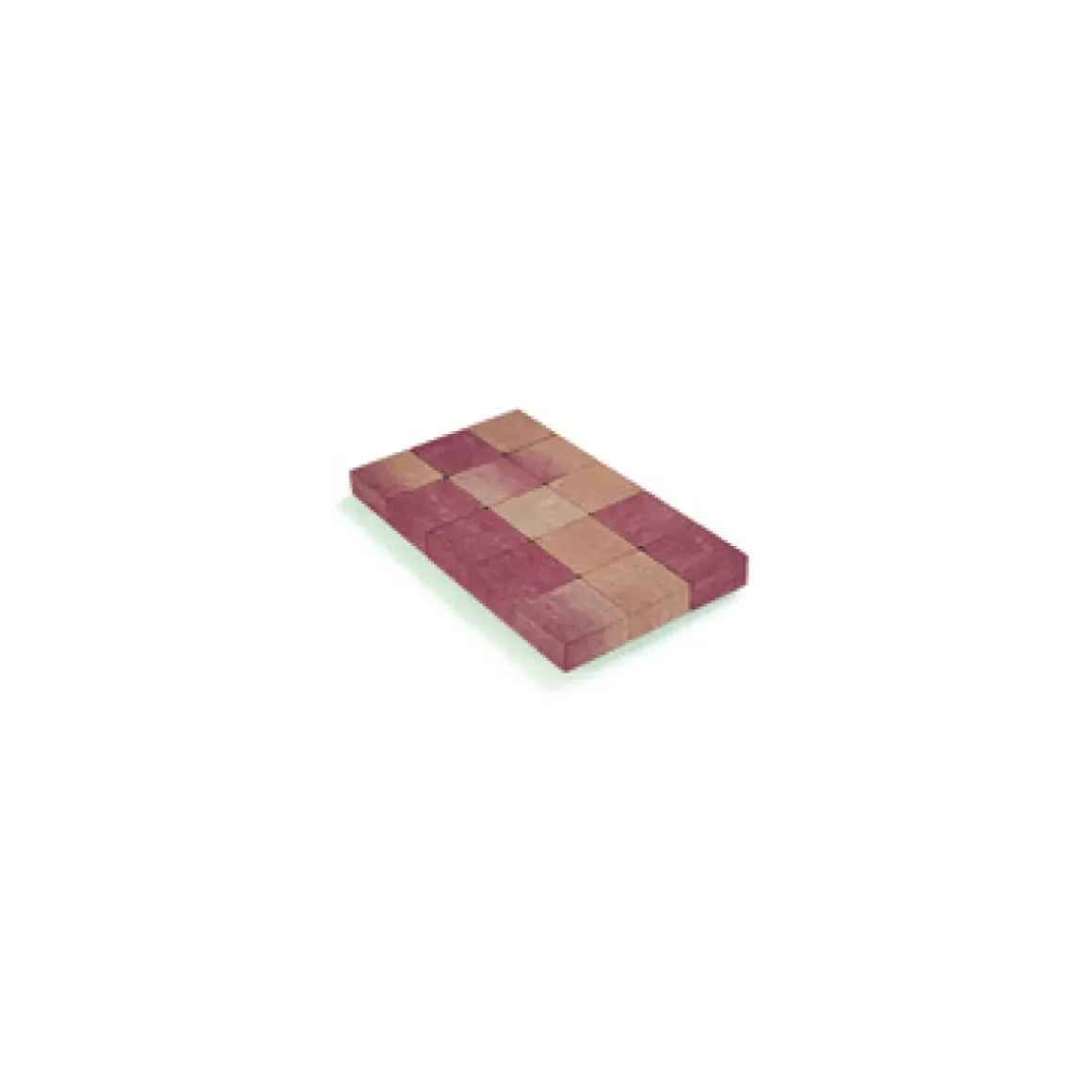 Coeck Getrommelde In-Line Klinker Rozerood 15X15X6Cm 520St
