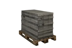 Coeck Getrommelde In-Line Klinker Grijs-Zwart 20X5X6Cm 936St