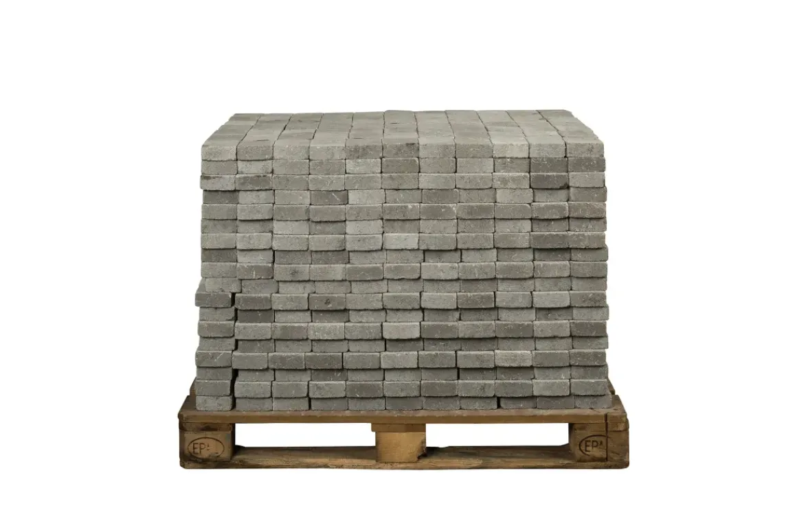 Coeck Getrommelde Klinker 10X10X4Cm Grijs 1386 Stuks