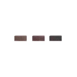 Coeck Kassei Bruin-Zwart In-Line Getrommeld 15X15X6Cm