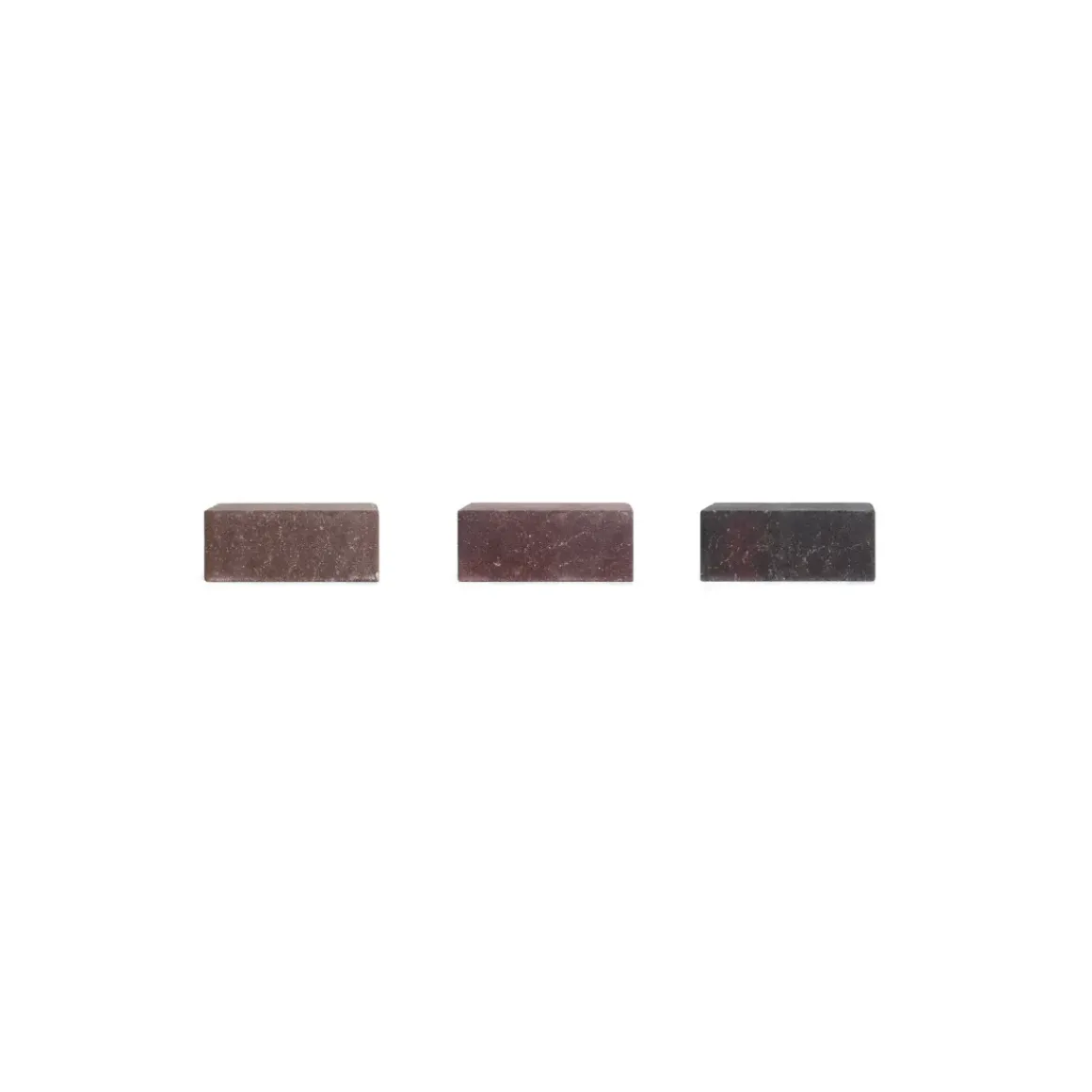 Coeck Kassei Bruin-Zwart In-Line Getrommeld 15X15X6Cm