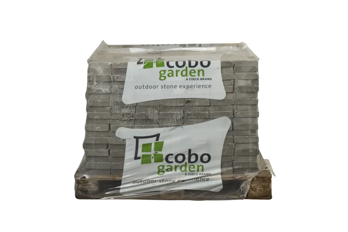 Coeck Kassei Grijs Getrommeld 15X15X4Cm 630 Stuks + Palet 3004837