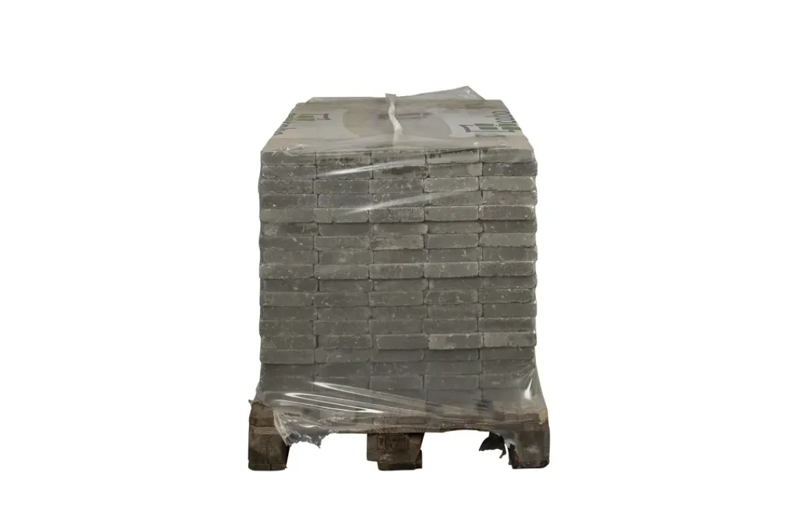 Coeck Kassei Grijs Getrommeld 15X15X4Cm 630 Stuks + Palet 3004837