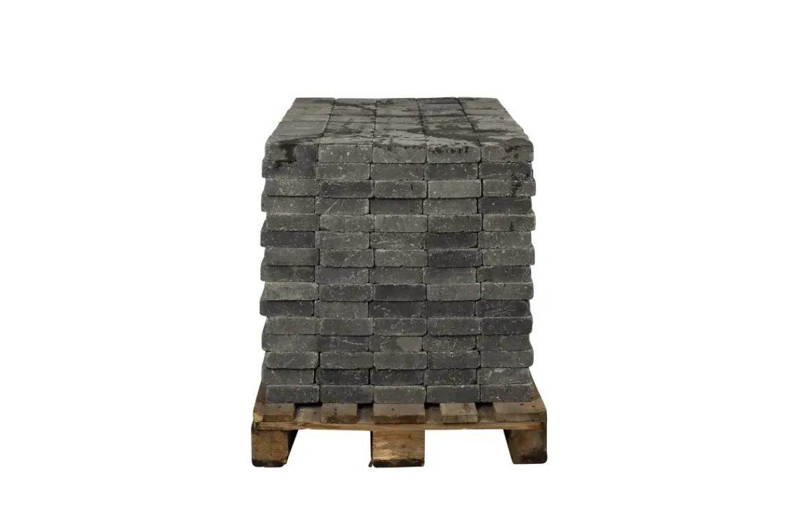 Coeck Kassei Grijs-Zwart Getrommeld 15X15X5Cm 525 Stuks + Palet 3004837