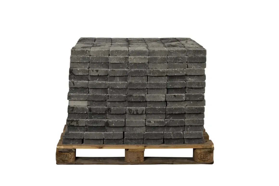 Coeck Kassei Grijs-Zwart Getrommeld 15X15X5Cm 525 Stuks + Palet 3004837
