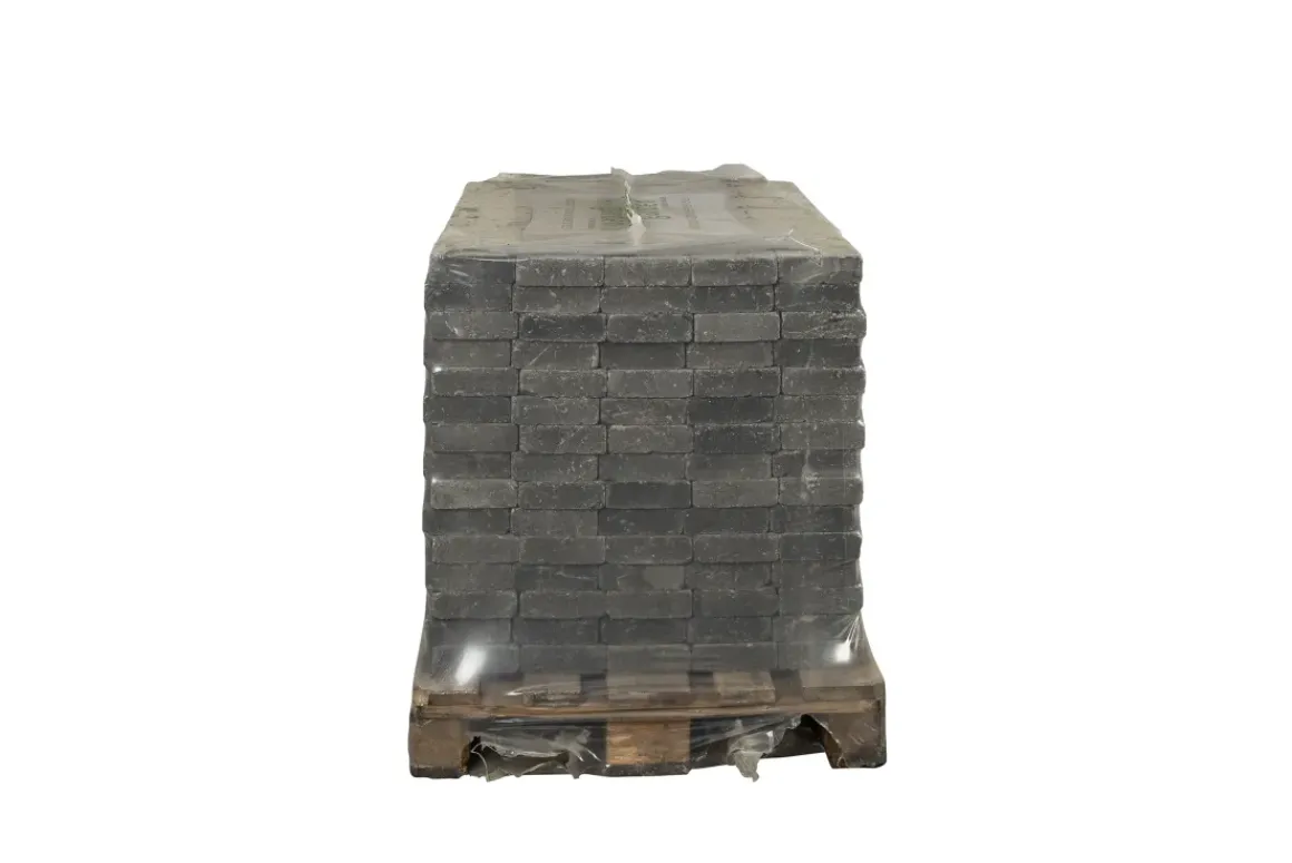 Coeck Kassei Grijs-Zwart Getrommeld 15X15X5Cm 525 Stuks + Palet 3004837