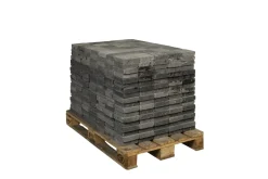 Coeck Kassei Zwart-Grijs Getrommeld 15X15X4Cm 630 Stuks + Palet 3004837