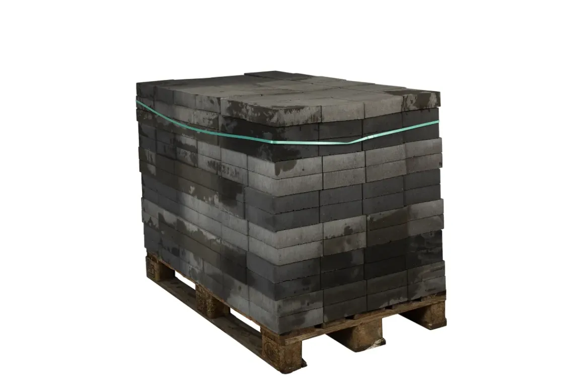 Coeck Klinker Grijs-Zwart Ongetrommeld 20X20X6Cm Velling 312 Stuks + Palet 3004837