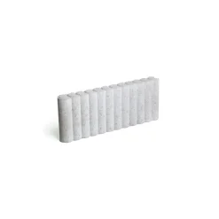 Coeck Palissade Boordsteen Rond Grijs 50X20X6Cm