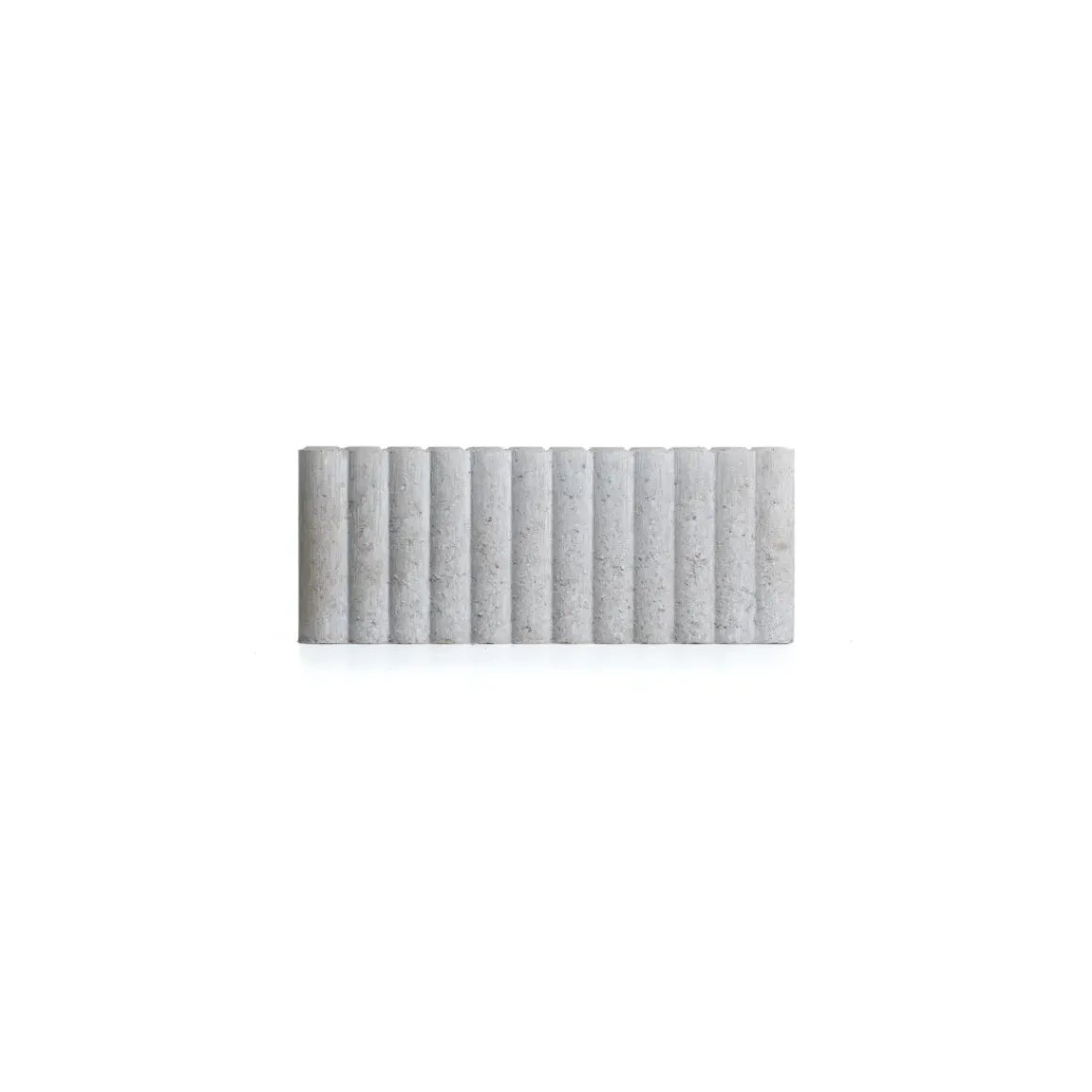 Coeck Palissade Boordsteen Rond Grijs 50X20X6Cm