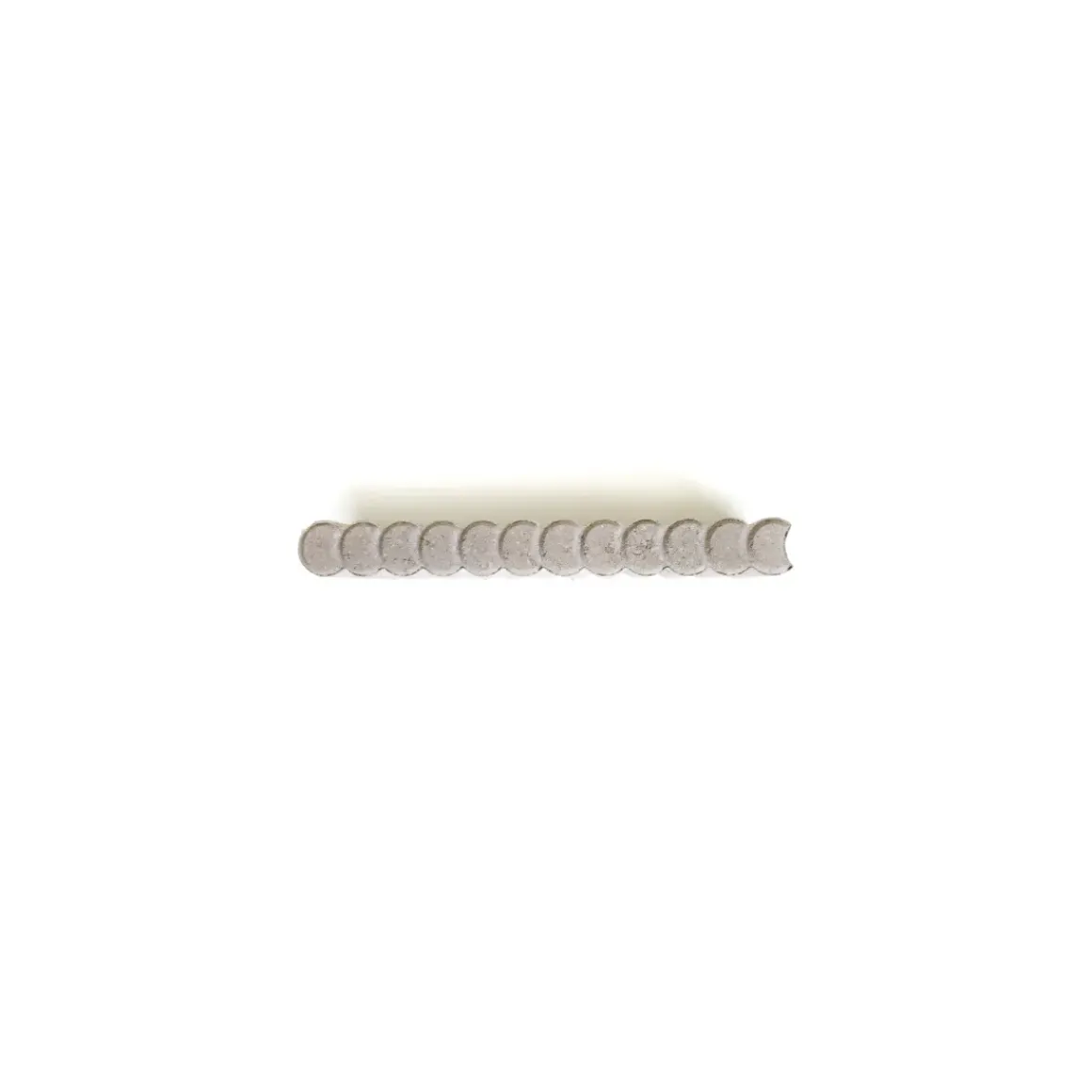 Coeck Palissade Boordsteen Rond Grijs 50X20X6Cm