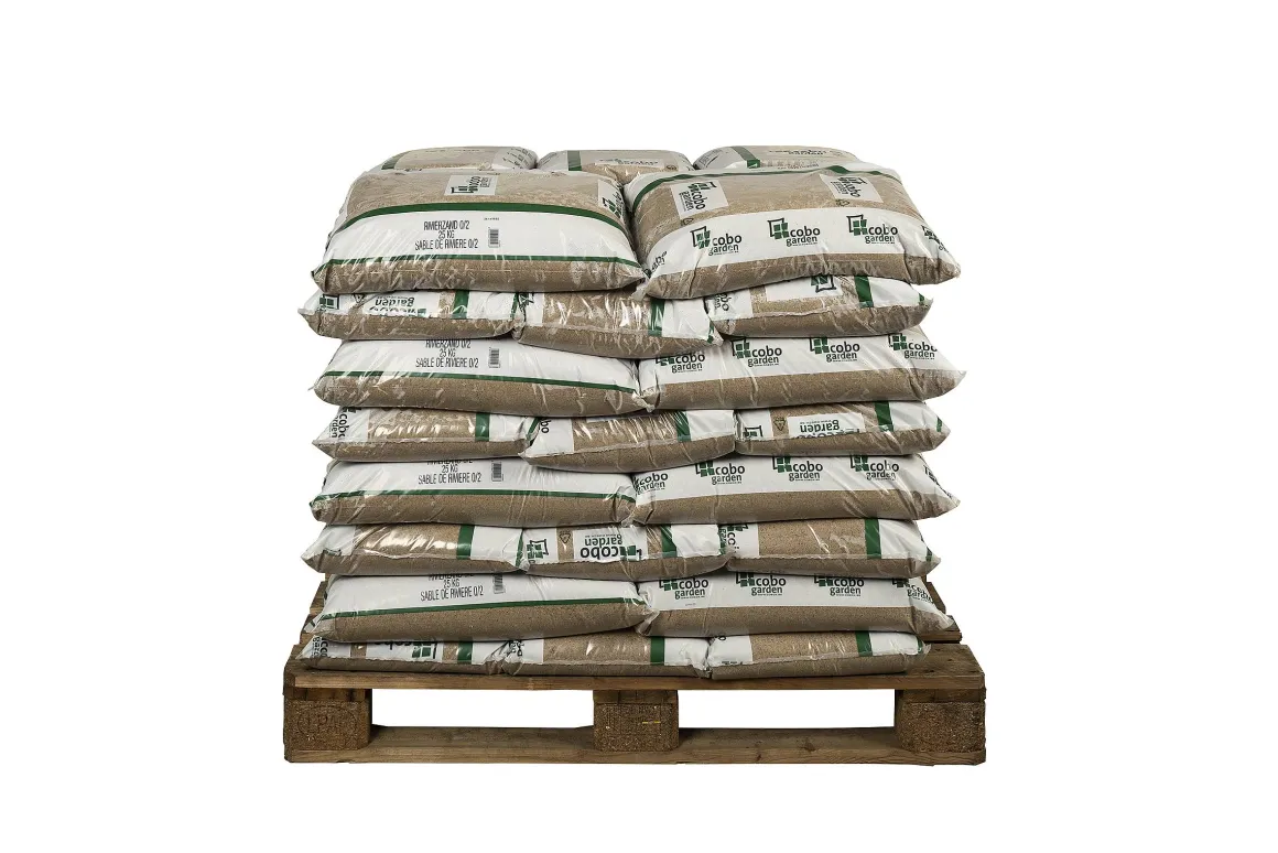 Coeck Rivierzand 0-2Mm 25Kg 40 Stuks + Palet 3004837