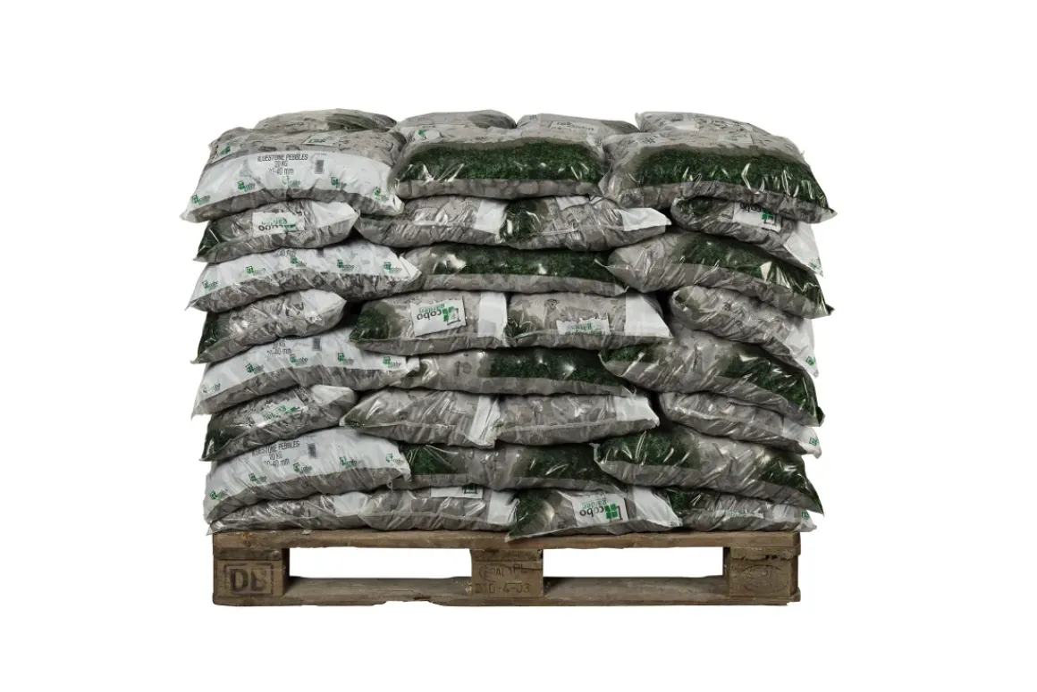 Coeck Siergrind Bluestone Pebbles 20-40Mm 20Kg 56 Stuks + Palet 3004837