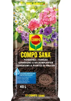 Compo Sana Potgrond Geraniums & Balkonplanten 40L