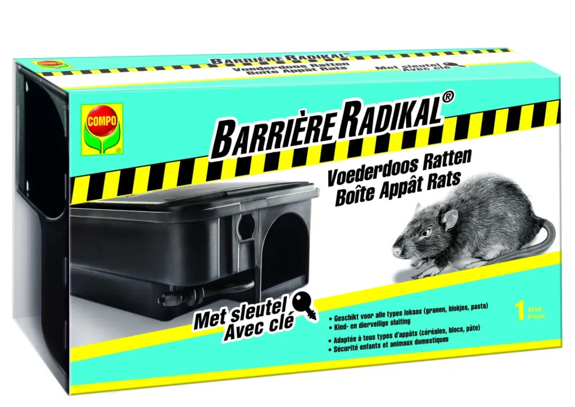 Compo Voederdoos Ratten Barriere Radikal 1 Stuk