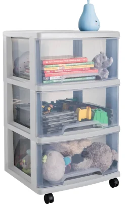 Curver Ladesysteem Met Wielen Essentials Lichtgrijs 3X20L