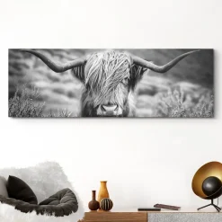 Deco Paneel Schilderij Highlander Schots Mdf 156X52Cm