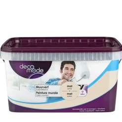 Decomode Muurverf Superdekkend Mat Zand 10L
