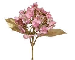 Decoris Hortensia Polyester Roze 67Cm