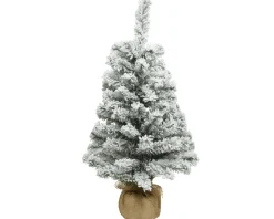 Decoris Mini Kunstkerstboom Snowy Groen 60Cm