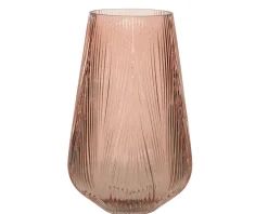 Decoris Vaas Glas 28Cm Roze