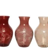 Decoris Vaas Mahonie Glas 23Cm 1 St