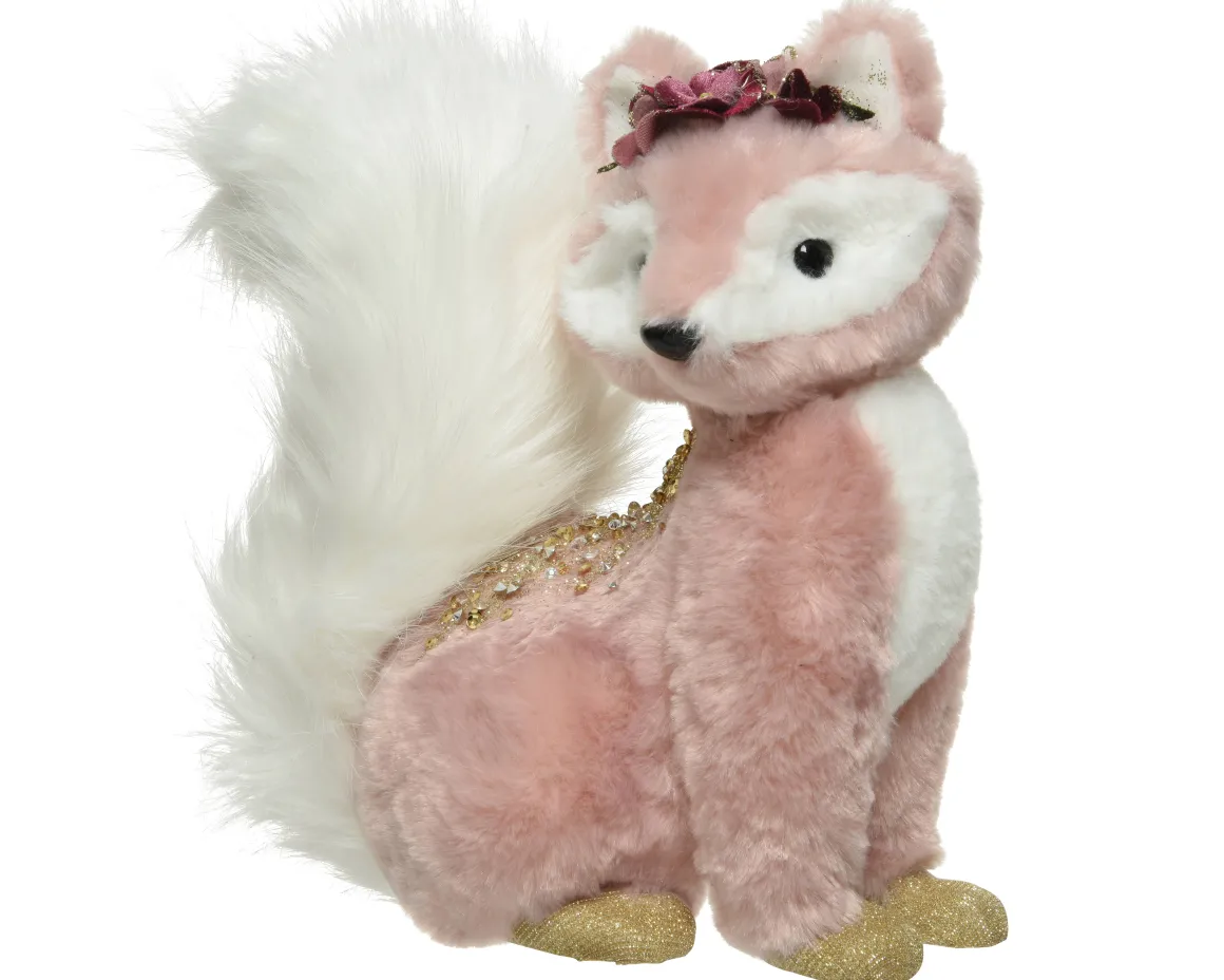 Decoris Vos Polyester Roze 27Cm