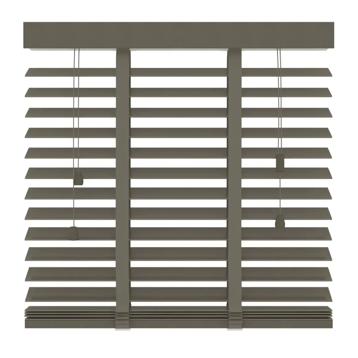 Decosol 946 Horizontale Jaloezie Hout Taupe 100X130Cm