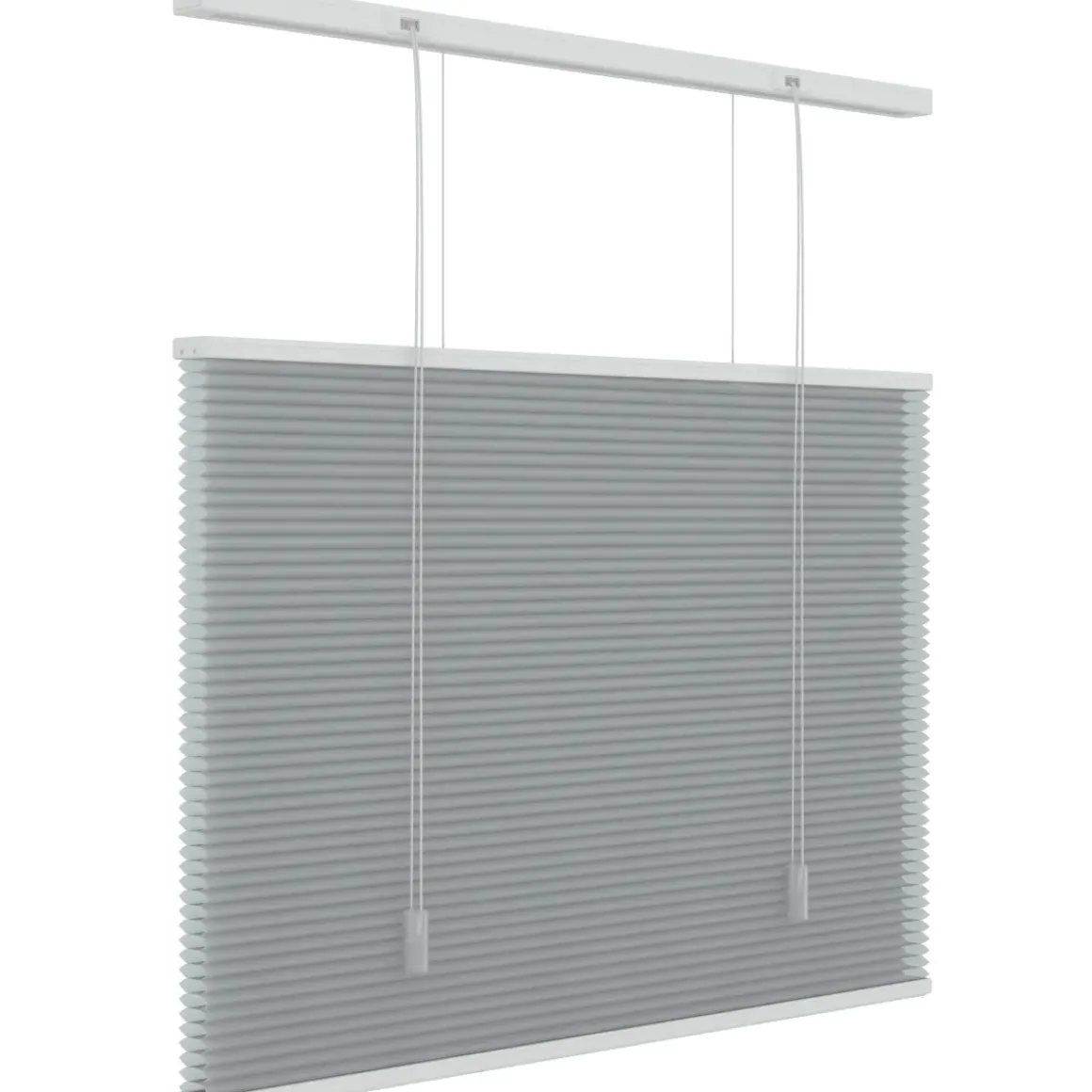 Decosol 6018 Plissegordijn Verduisterend Lichtgrijs 200X180Cm