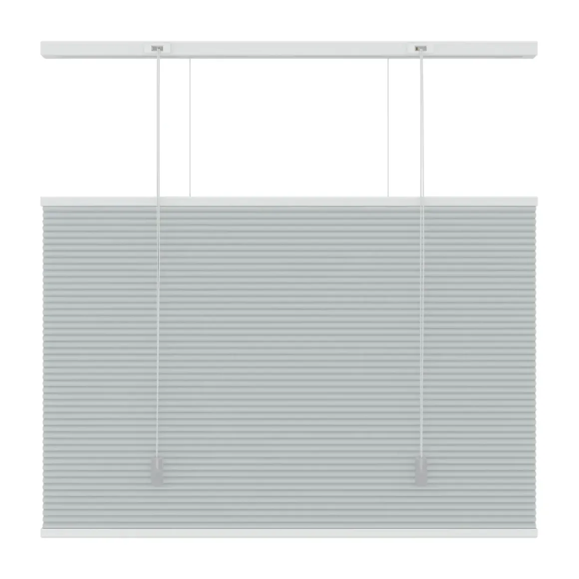 Decosol 6018 Plissegordijn Verduisterend Lichtgrijs 160X180Cm