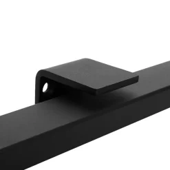 Design Trapleuning Zwart Rechthoekig - 350 Cm Met 4 Houders