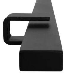 Design Trapleuning Zwart Rechthoekig - 350 Cm Met 4 Houders