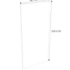 Deur Keukenkast Modulo Emy Hout 60X129,6Cm