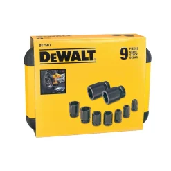 Dewalt Slagmoersleutel Doppenset Dt7507-Qz 1/2" 9-Delig